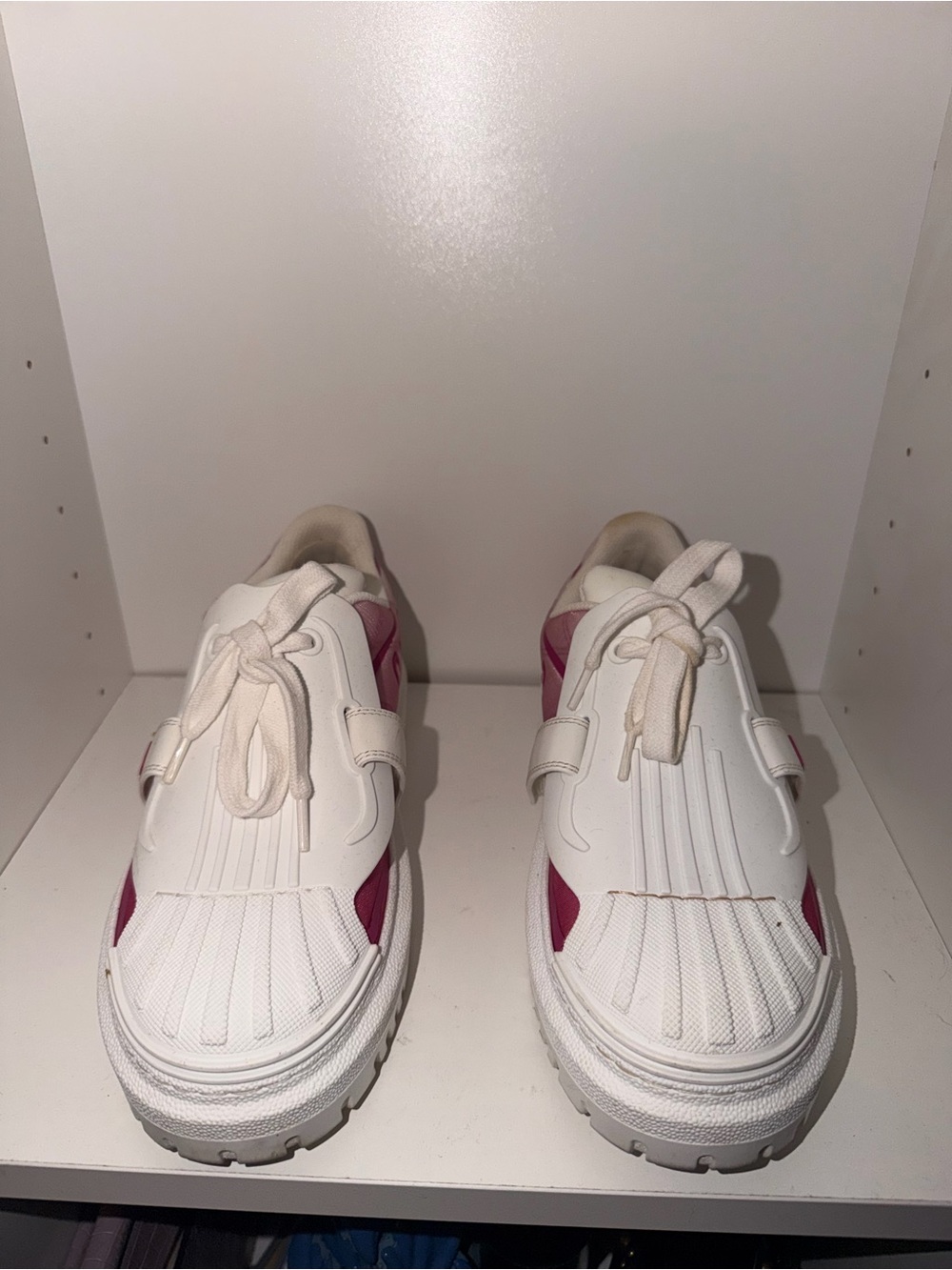 Dior White and Pink Women's Sneakers